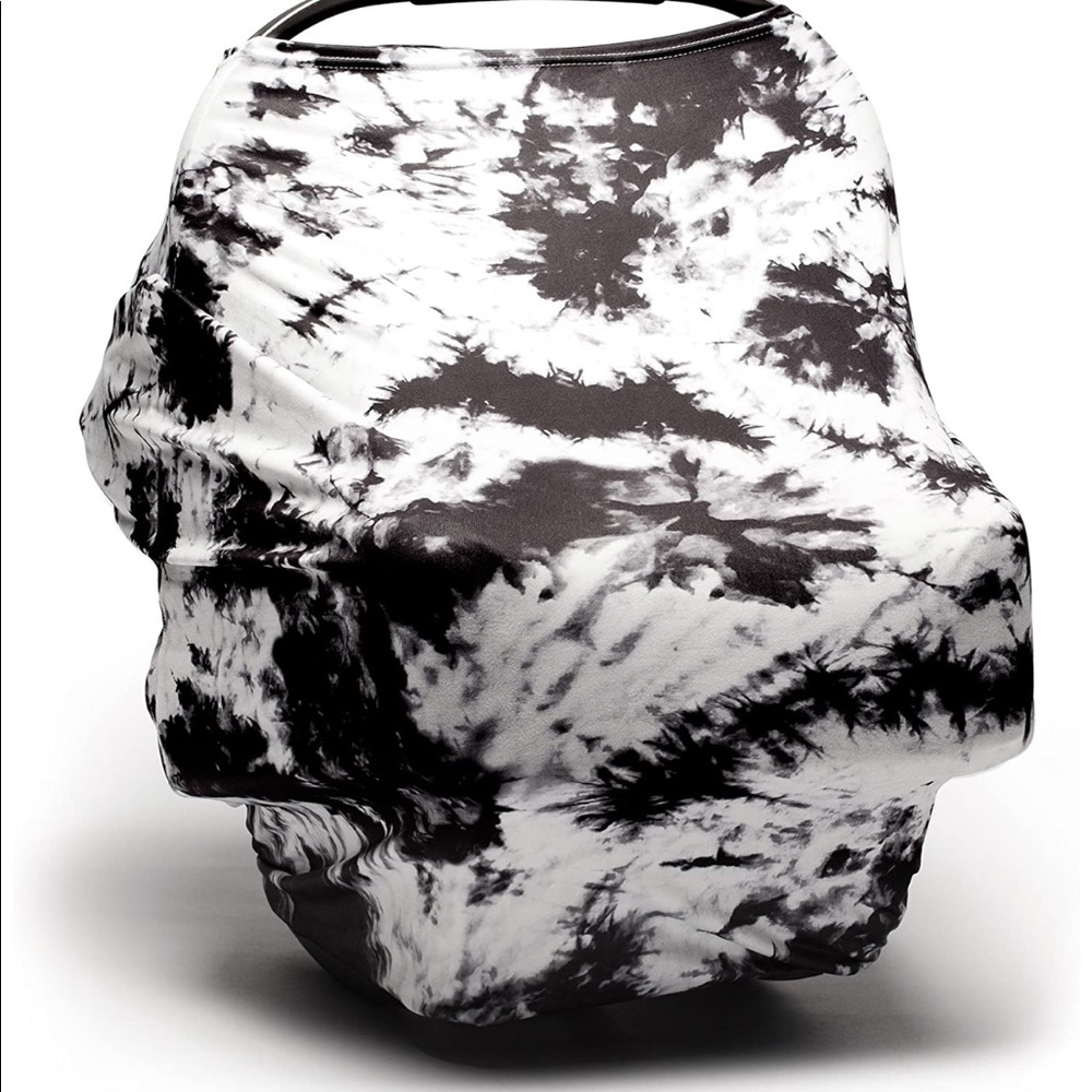 Baby car seat and breastfeeding cover